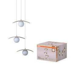 OSRAM 4058075847705 LUMINARIA SUSPENDIDA DECOR PEARL 3xG9 BEIGE