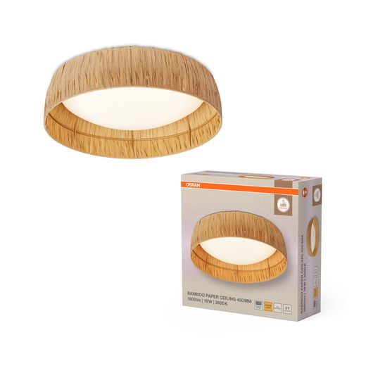 OSRAM 4099854452796 LUMINARIA TECHO DECOR BAMBOO PAPER 400 18W 830