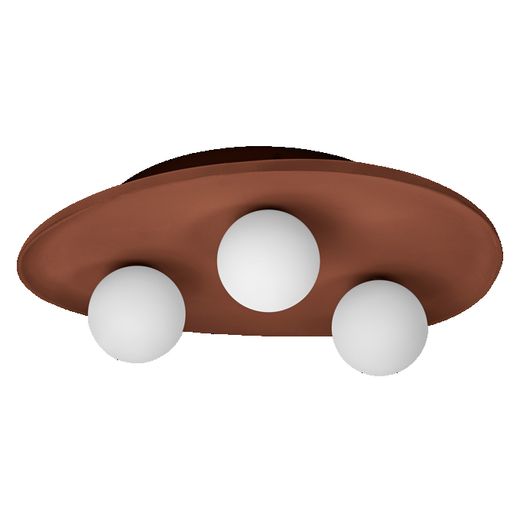 OSRAM LUMINARIA TECHO DECOR CLAY NEST 3xG9 MARRÓN