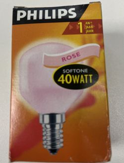 PHILIPS SOFTMINI PINK 230V 40W E14