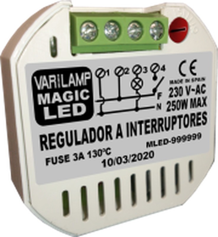 Variateur LED universel avec interrupteurs. 250 w max. — Alealuz