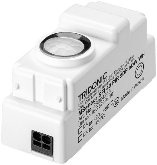 Tridonic 28004245 MSensor SFI 40 PIR 5DP bDW WH