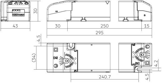 Tridonic 28004437 LC 100W 24V one4all NF SC EXC2 SP