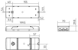 Tridonic 28005485 LC 44/425-1050/54 o4a NF SR EXC4
