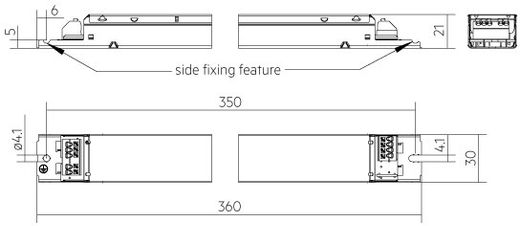 Tridonic 28005503 LC 35W 24V one4all NF lp EXC2