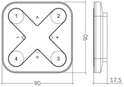 Tridonic 28005548 basicDIM Wireless UI BK UsuarioInterface